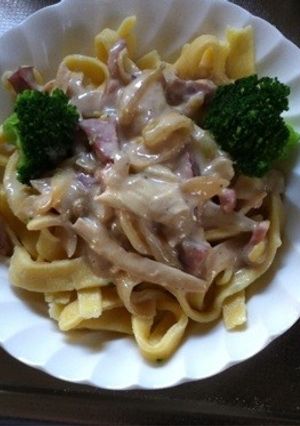 手打ちフィットチーネクリームソース-レシピのメイン写真