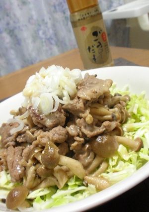 塩麹漬け牛肉炒めのごまだれ和え-レシピのメイン写真