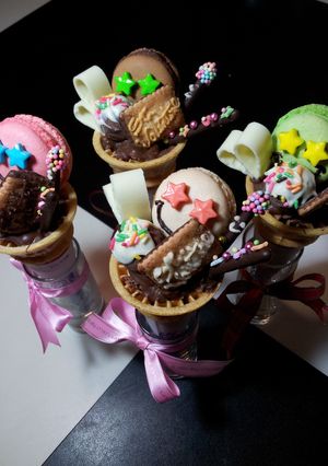デコパフェ（バレンタイン）-レシピのメイン写真