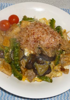 パパの晩飯、ゴーヤーチャンプル-レシピのメイン写真