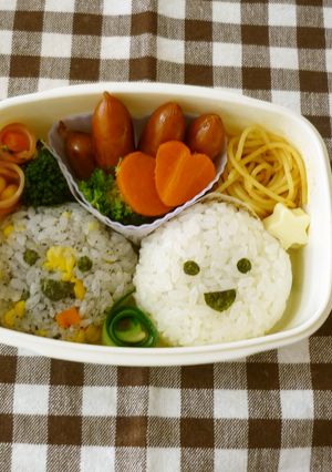 キャラ弁☆ケボ＆モッチおにぎり-レシピのメイン写真