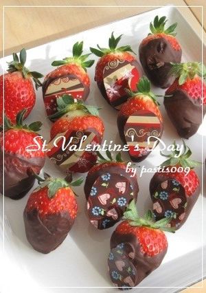 バレンタインデーに♪いちごチョコレート-レシピのメイン写真