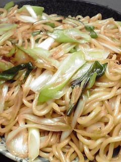 ネギと生姜のオイスターソース焼きそば-レシピのメイン写真