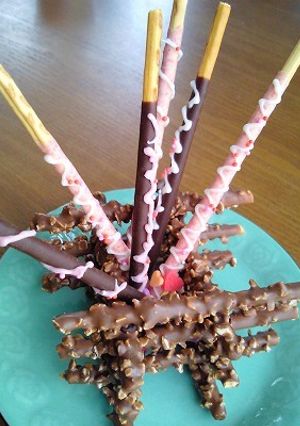 おみくじLOVEチョコポッキー-レシピのメイン写真