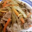 ごぼうと肉のきんぴら