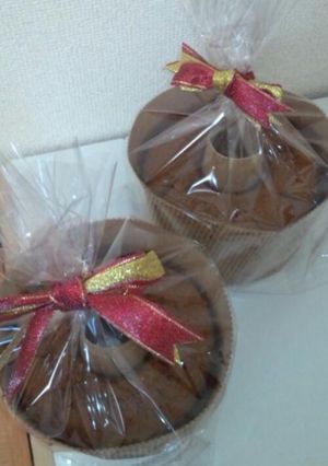 チョコシフォンケーキ-レシピのメイン写真