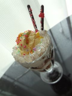 ♡デコポッキーdeプリンセスパフェ♡-レシピのメイン写真