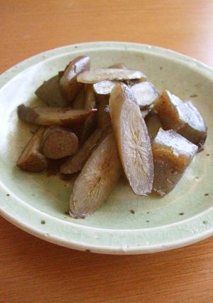 ゴボウとこんにゃくの甘辛炊き-レシピのメイン写真