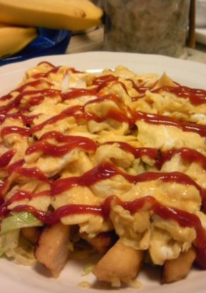 かなるンちの休日の朝のナゲットオムレツ-レシピのメイン写真