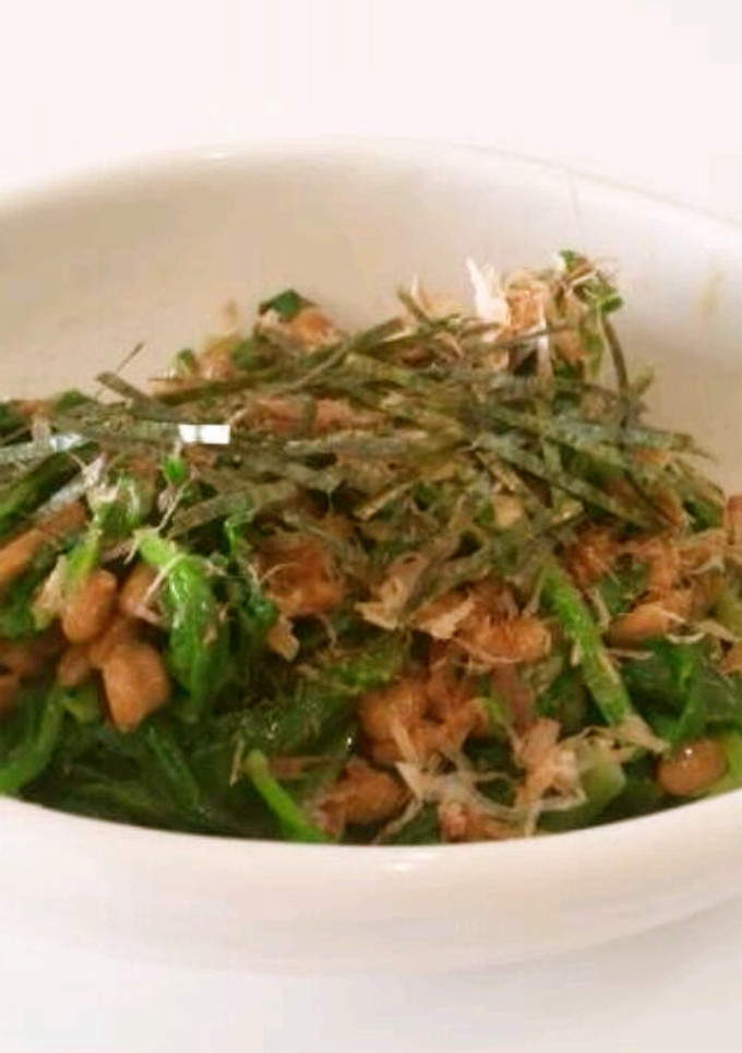 栄養満点！ほうれん草の納豆和え★-レシピのメイン写真