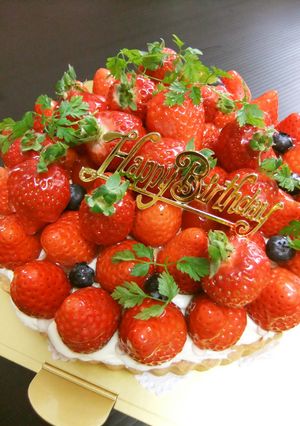♬季節の苺いっぱいのタルト❤-レシピのメイン写真