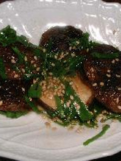焼きシイタケ(ポン酢・ごま油バージョン)-レシピのメイン写真