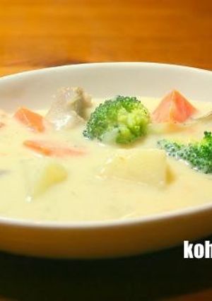 減塩・低たんぱく　【クリームシチュー】-レシピのメイン写真