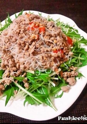鯖そぼろ☆タイ風春雨サラダ-レシピのメイン写真