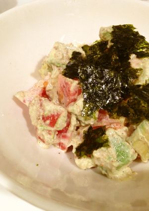 お手軽☆アボカドトマトどんぶり♪ごま味-レシピのメイン写真