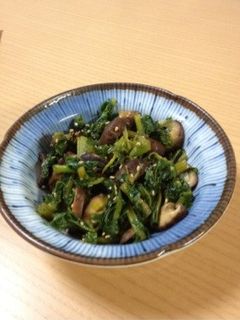 大根葉と干し椎茸の炒め煮-レシピのメイン写真