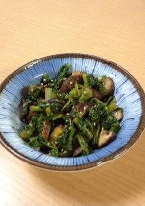 大根葉と干し椎茸の炒め煮-レシピのメイン写真