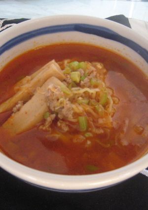 辛い手作りスープラーメンはまります。-レシピのメイン写真