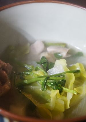 キャベツの鶏スープ-レシピのメイン写真