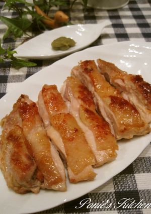 塩麹の柔らか鶏もも肉焼き♪一夜漬け♪-レシピのメイン写真
