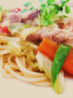 餡かけちゃんぽんスパゲティー-レシピのメイン写真