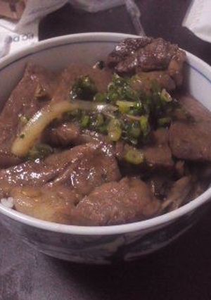 ステーキ丼-レシピのメイン写真