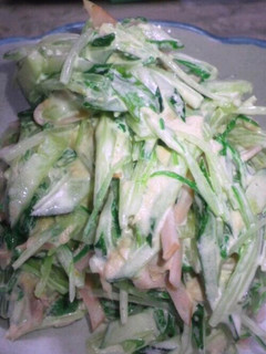 水菜のシャキシャキ♪サラダ-レシピのメイン写真