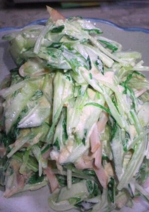 水菜のシャキシャキ♪サラダ-レシピのメイン写真
