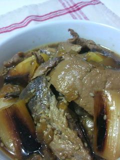 まぐろアラの焼肉のタレ煮-レシピのメイン写真