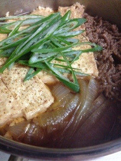 簡単 五分で肉豆腐-レシピのメイン写真