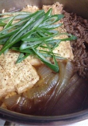 簡単 五分で肉豆腐-レシピのメイン写真