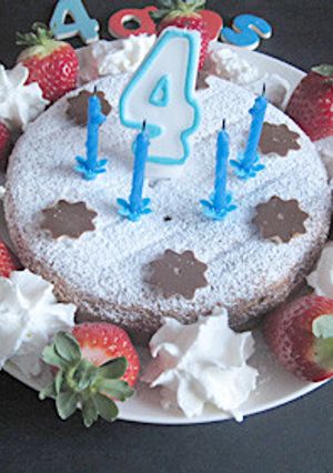 4才の誕生日ケーキ　ガトー・レジェー-レシピのメイン写真