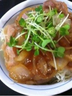 さっぱり生姜焼き丼-レシピのメイン写真
