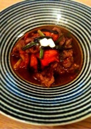 トマトと牛肉のすき焼き風煮-レシピのメイン写真