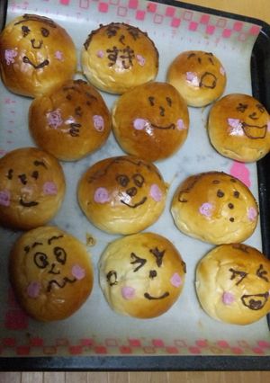 簡単パリパリチョコパン☆キャラパン-レシピのメイン写真