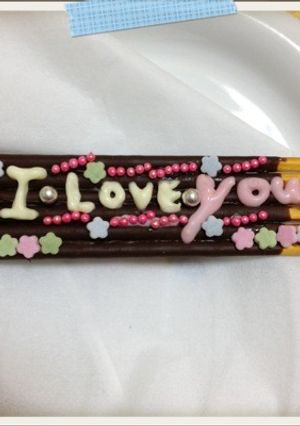 ポッキーで初デコ-レシピのメイン写真