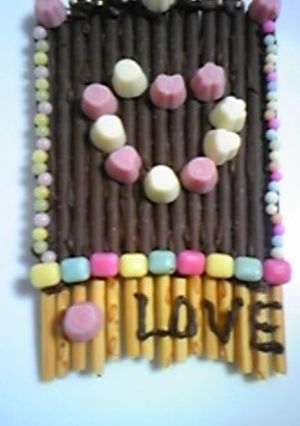 看板風　デコポッキー☆ハート-レシピのメイン写真