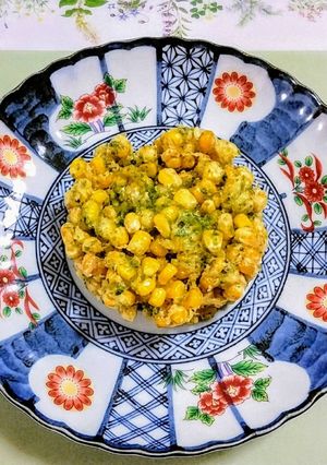 簡単夕飯副菜素麺の具にとうもろこしかき揚げ天ぷら-レシピのメイン写真