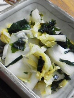 白菜とわかめのあっさり漬け-レシピのメイン写真