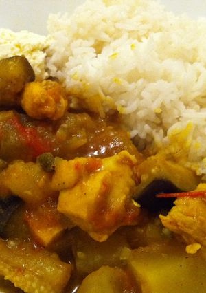 チキンとさつま芋とナスのカレー-レシピのメイン写真