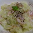燻製イカとセロリのサラダ