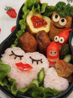 バレンタイン弁当♡-レシピのメイン写真