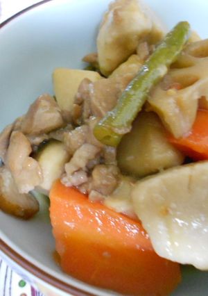 里芋と鶏肉　野菜の煮物-レシピのメイン写真
