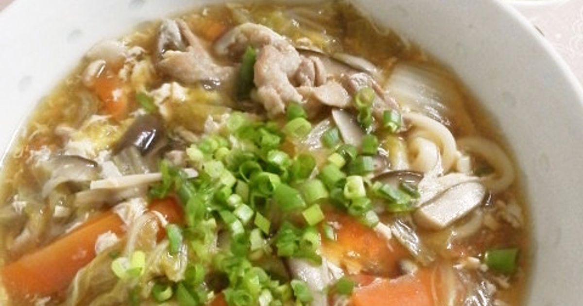 餡掛けうどん うどんMAP】激アツあんかけうどん&肉たまごとじうどん（2024年10