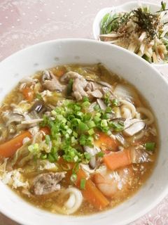 和風あんかけうどん-レシピのメイン写真