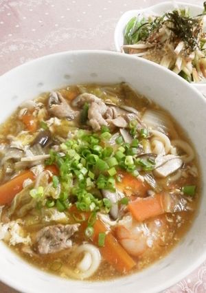 和風あんかけうどん-レシピのメイン写真