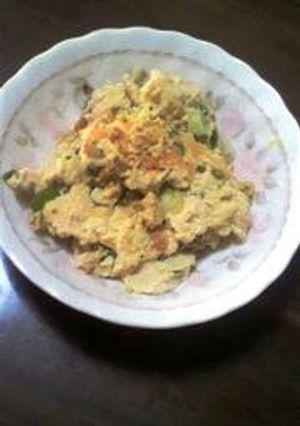 ネギ入り豆腐の玉子焼き【緑の風】-レシピのメイン写真