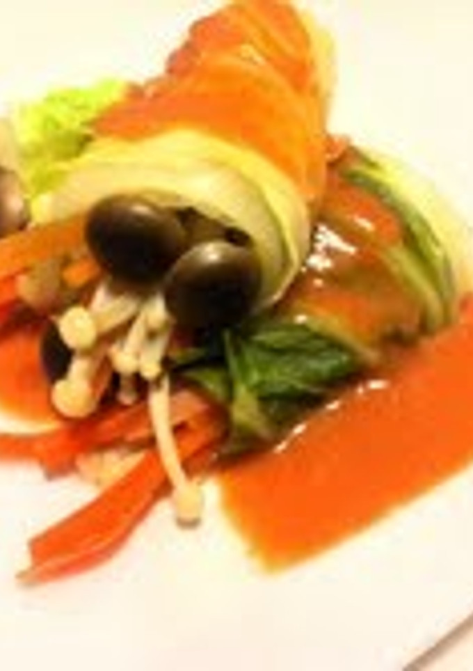 白菜のきのことにんじんロール-レシピのメイン写真