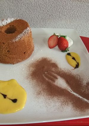 バレンタインスペシャル♡ココアシフォン-レシピのメイン写真
