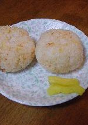 飲んだ後にぴったし　”からし明太子焼きおにぎり”でござーい。-レシピのメイン写真
